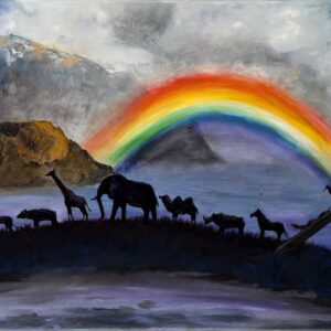 rainbow covenant print